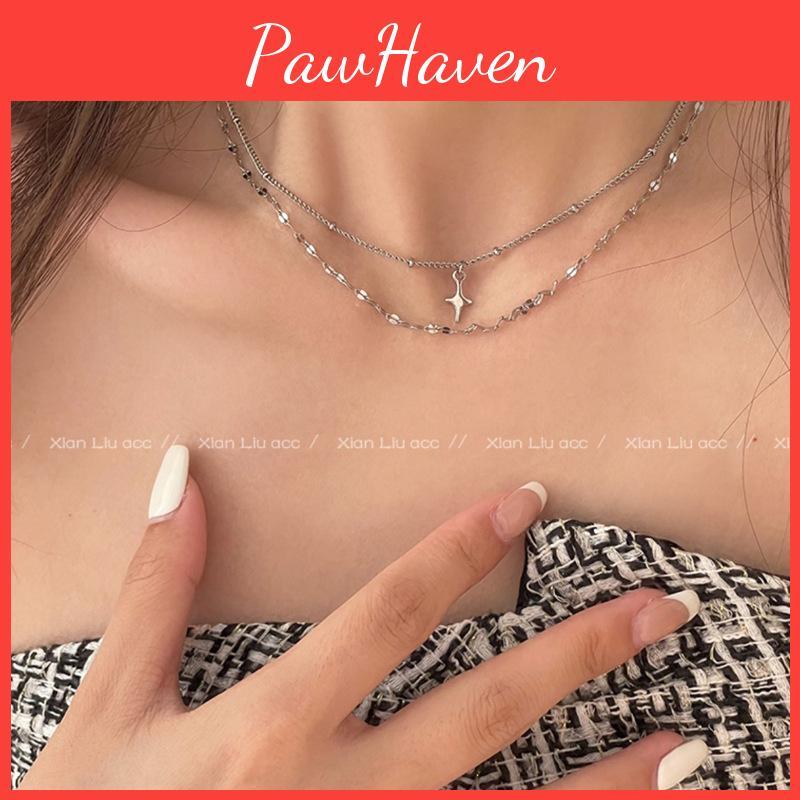 2022 New Arrival European And American Titanium Steel Necklace For Women Cool And Minimalist Lock Clavicle Chain