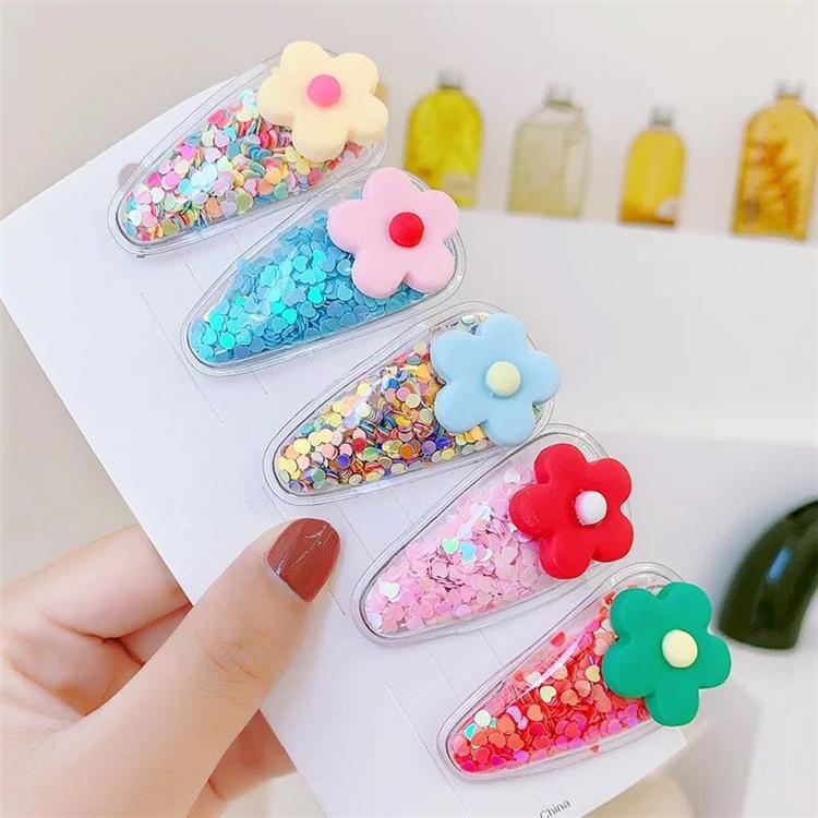 5Pcs/Pack Fashion Korean Children Hair Clips Sweet BB Hair Pins Cute Fruit Animal Baby Accessories