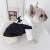 Pet Suit Bowtie Short Sleeve Cat Outfit Dog Wedding Suit Formal Shirt for Small Dogs