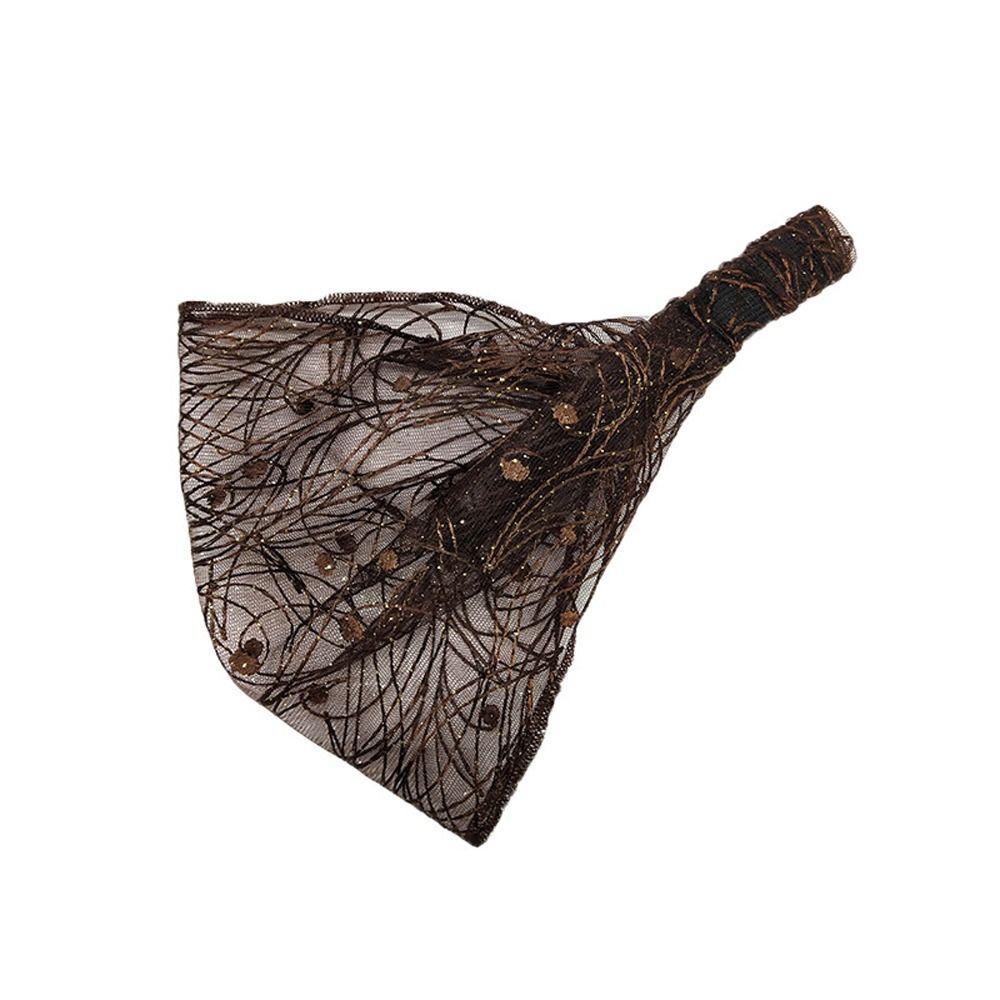 Women Headband Sequin Hair Band Mother Hair Hoop Lace Flower Hairbands New Mesh Hairbands