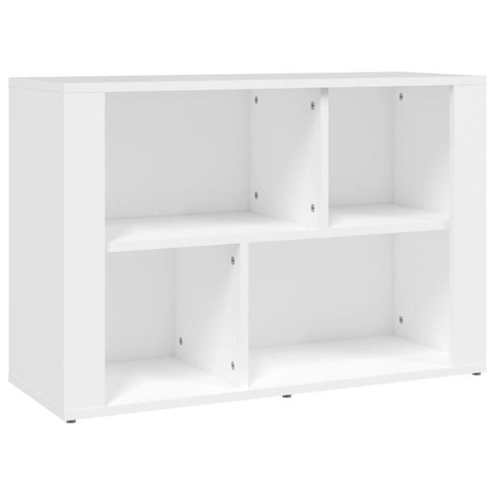819476 vidaXL Buffet White 80x30x54 Cm Engineered Wood