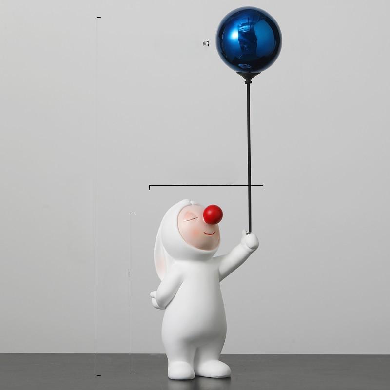 

Креативные украшения из воздушных шаров в виде кроликов, животные, гостиная, рабочий стол, веранда, окно, украшение для дома