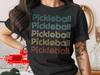 Pickleball T-Shirt Comfort Colors Retro Stil Vintage Sportliches Design Tee