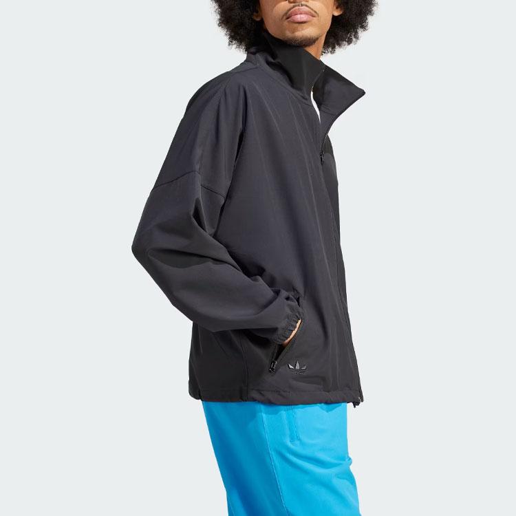 Adidas Originals Street Neuclassics Track Top Bunda s dlouhým rukávem Pánská bunda Černá IS2818