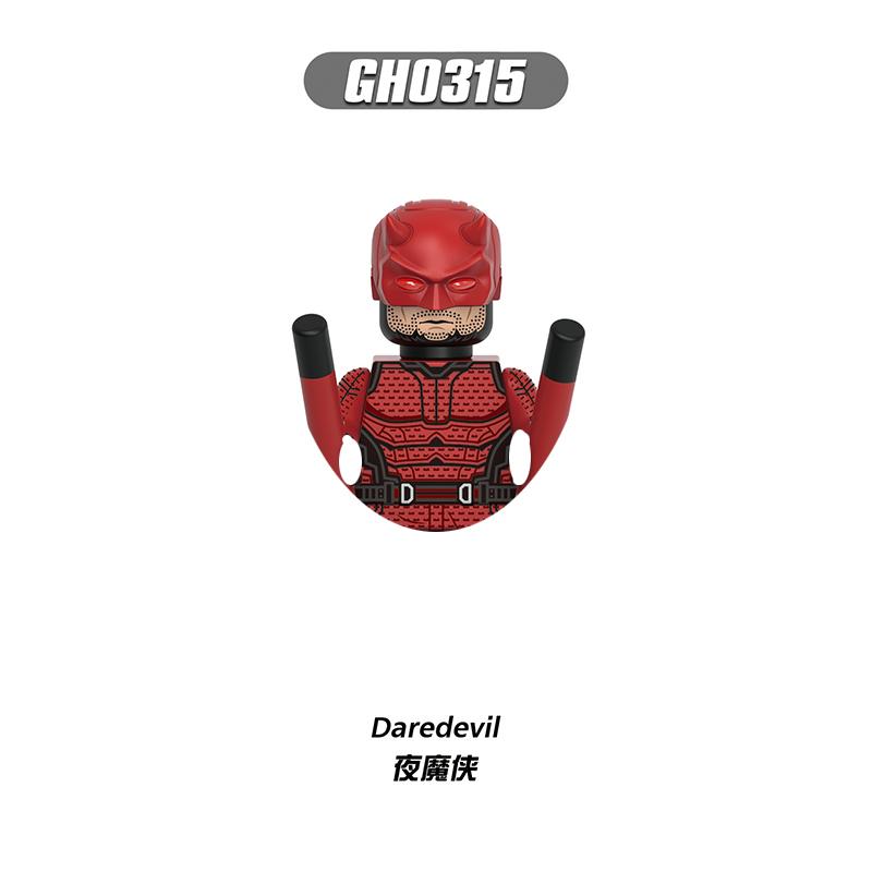 Thunderbolts Black Widow Building Blocks Daredevil  Bricks Taskmaster For Toys Gifts Children Mini Action Figures Party GIFTS