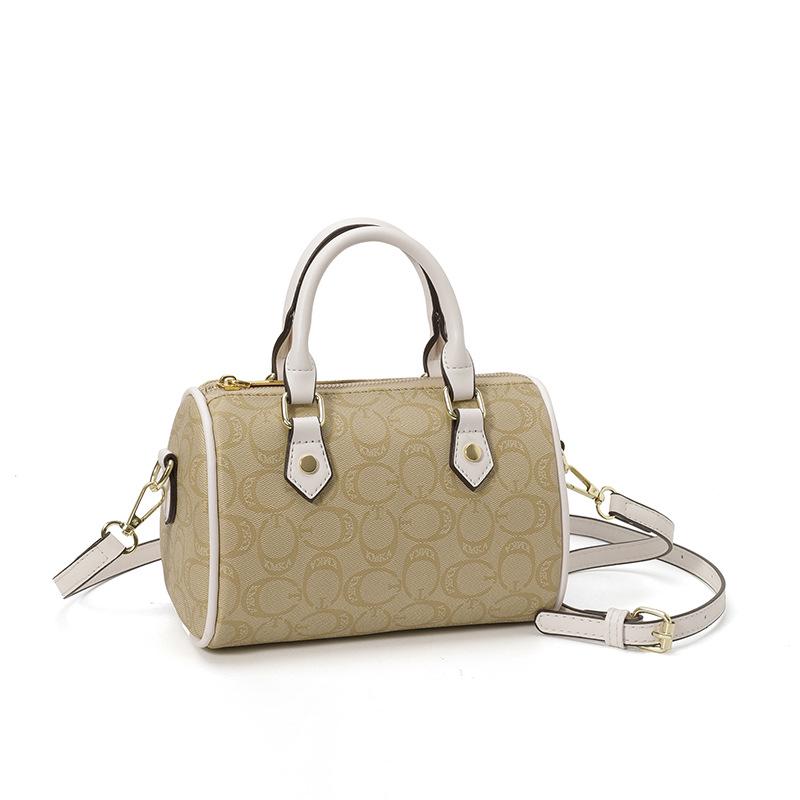 2025 Women's Classic Monogram Boston Pillow Bag - Versatile Fashion Handbag & Crossbody Shoulder Bag