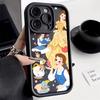 Princess Mermaid Silicon Case For Apple iPhone 17E 15 16 14 13 12 11 17 Pro Max 17 Air 16 Plus 16E Phone Protective Cover
