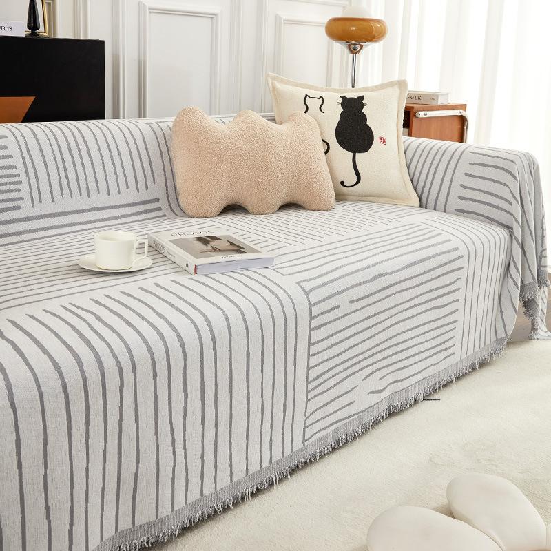 Narzuta na sofę w stylu INS Ręcznik Cztery pory roku Uniwersalny prosty Nowoczesny, odporny na zarysowania Narzuta na całą sofę Uniwersalny narzuta na sofę All-Inclusive