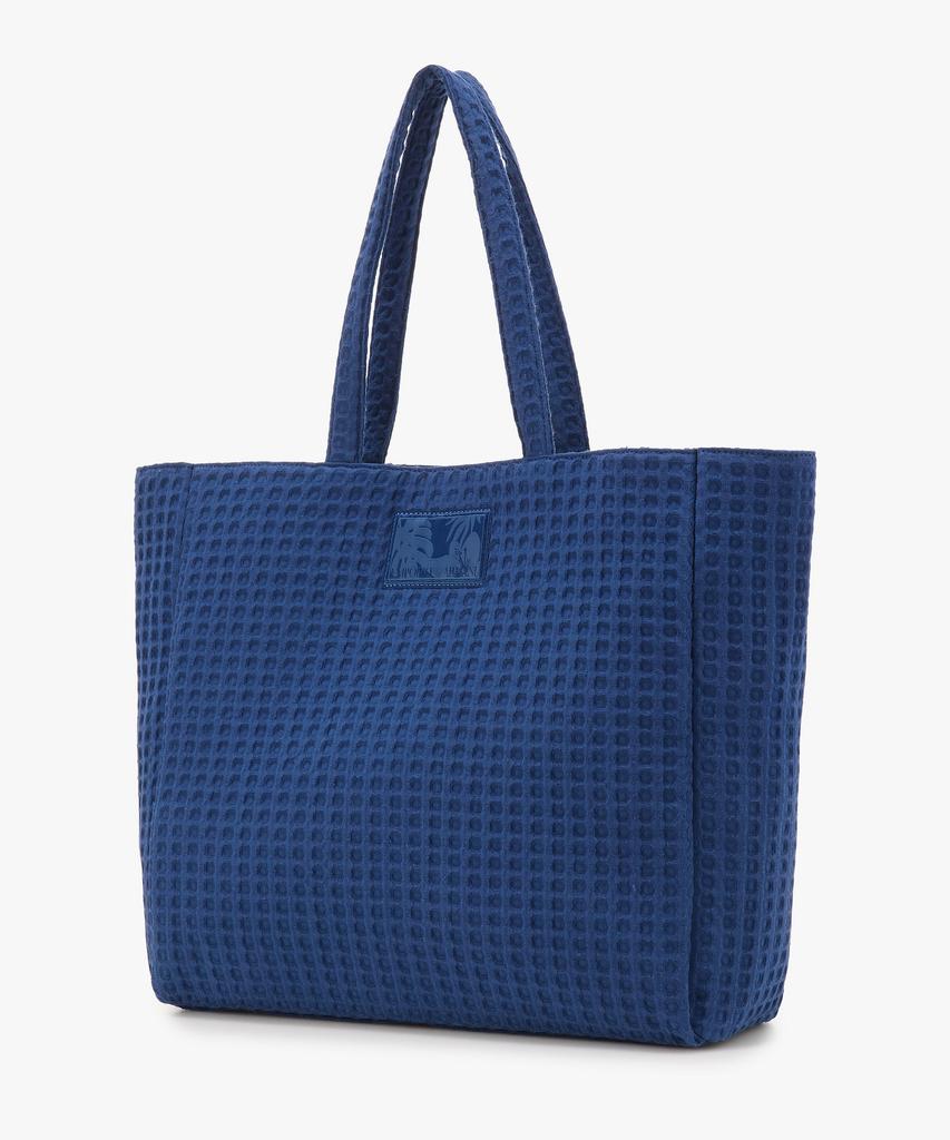 Emporio Armani Underwear Women'S 3D Pattern Beach Shopper Bag_Blue 0826124501