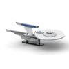 BuildMoc Space Battle Enterprise-A by Dysnomia Heavy Cruiser Building Blocks Model Treks Spaceship Toy Brick Children Toys Gift