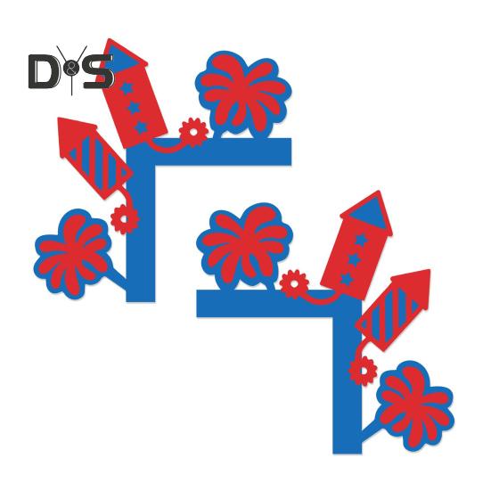 Patriotische Türeckendekoration, 4. Juli, Türrahmendekoration, Holz-Türeckenaufsatz, Ornament für den Gedenktag, den Unabhängigkeitstag, den Veteranentag