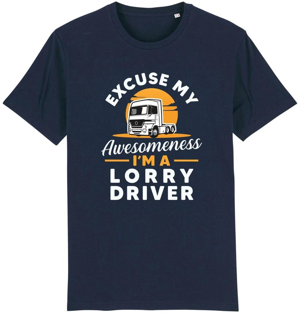 Im A Truck Driver A Funny Truck Driver Summer Roundneck Casual And Relaxed Fashion Tshirt
