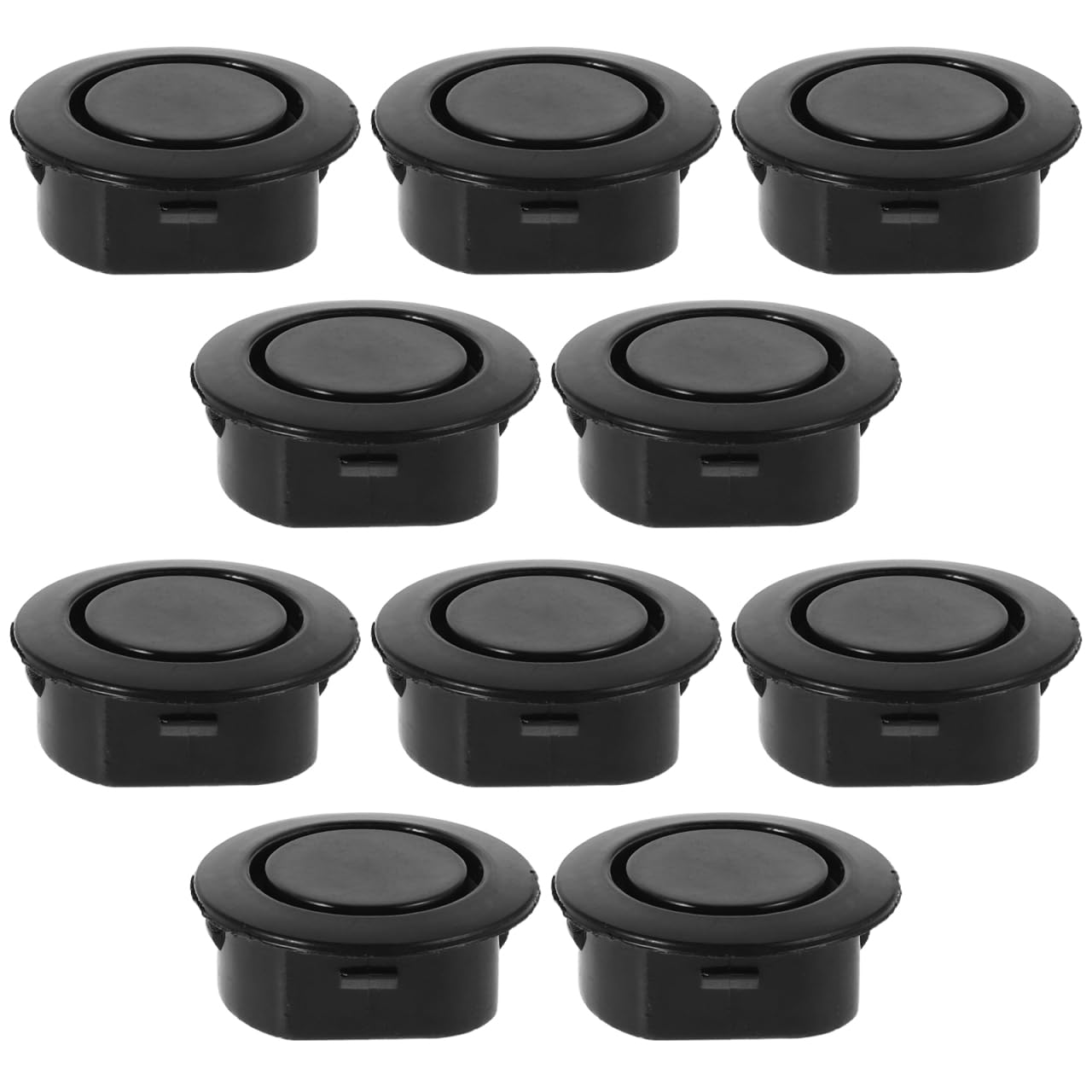

Homoyoyo 10pcs Car Rear Bumper Radar Hole Cover Plastic Plugs for Round Holes Niversal Car Plastic Plug Bumper Protection Fit for Trucks and Durable
