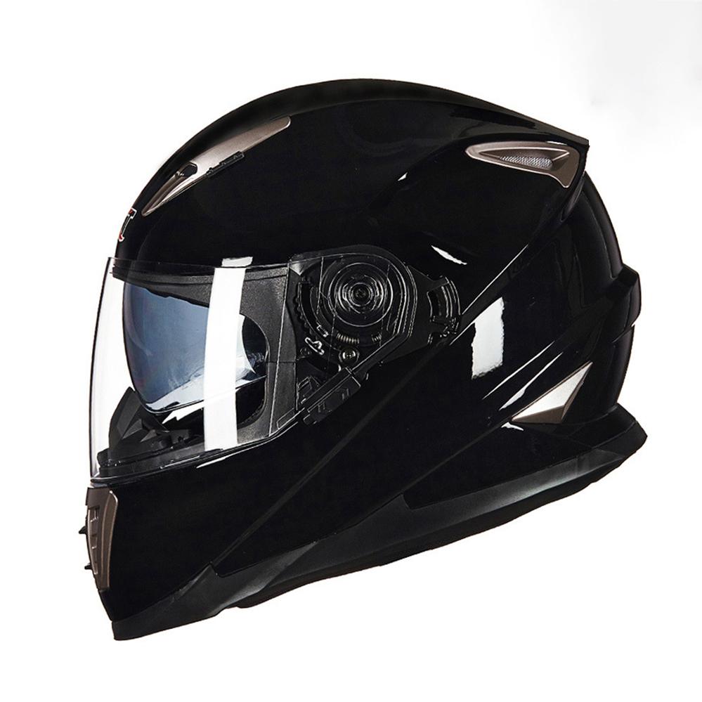 Full Face Motorcycle Helmet Dual Lens Winter Safety Anti-Fog Waterproof Motocross HelmetRiding Motorbike Helmet Men Women DOT