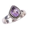 Natural Pink Amethyst Gemstone 925 Solid Sterling Silver Jewelry Ring S.6.5 P7P42