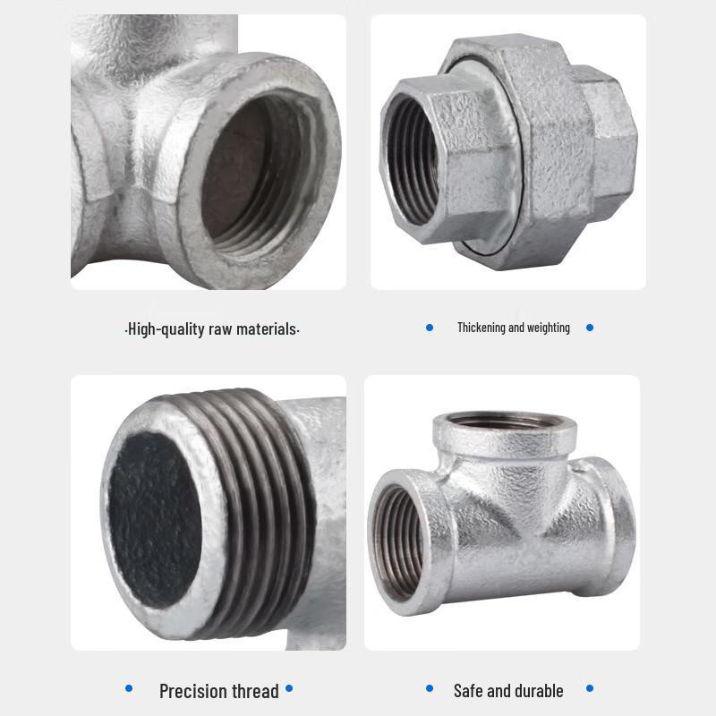 Galvanized Malleable Iron Tee Pipe Fitting