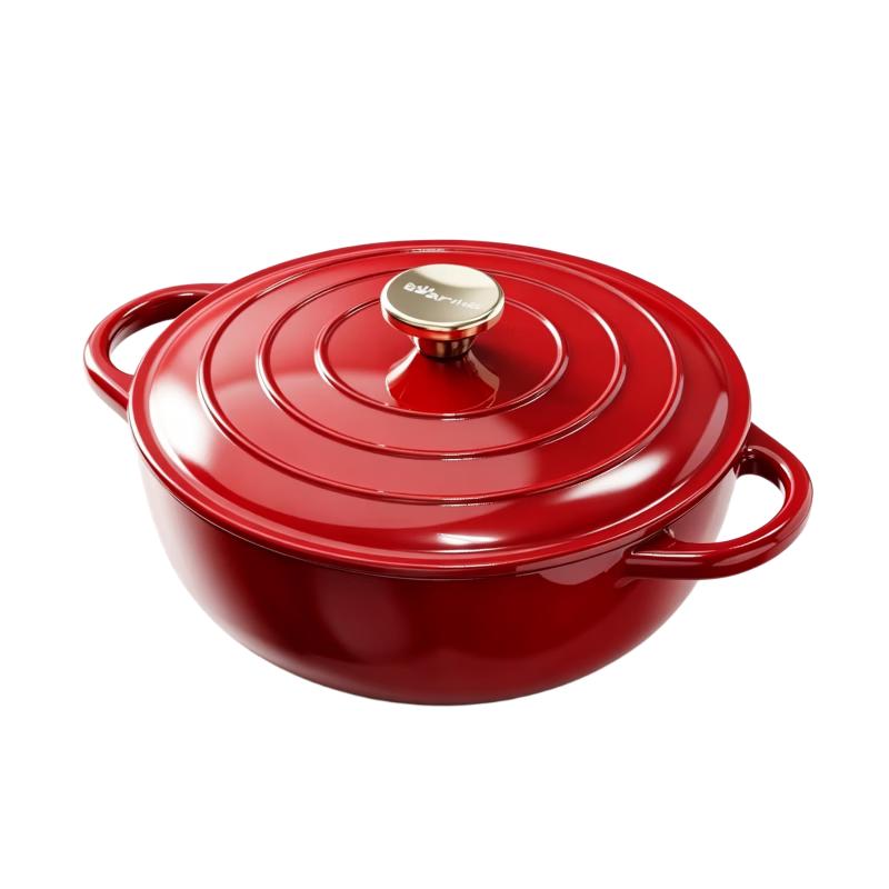 Bear Enamel Cast Iron Pot