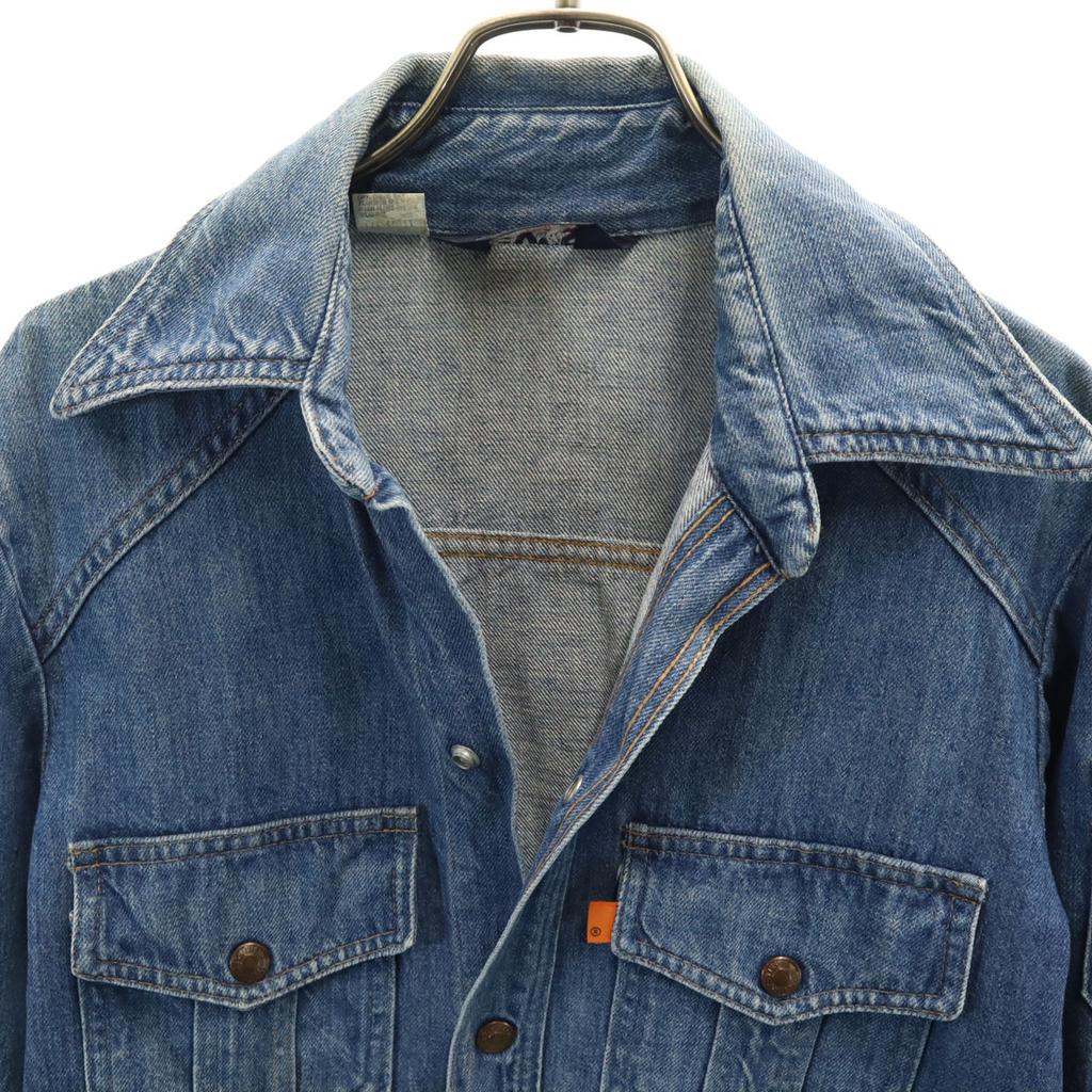 Levi's 70s Made in USA Vintage Long sleeve Denim shirt S Wash blue Men's Used