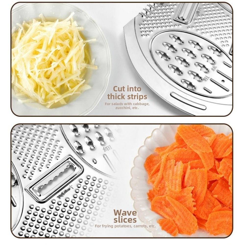 Reusable Vegetable Slicer Grater Stainless Steel Rice Washing Basin  Food Preparation