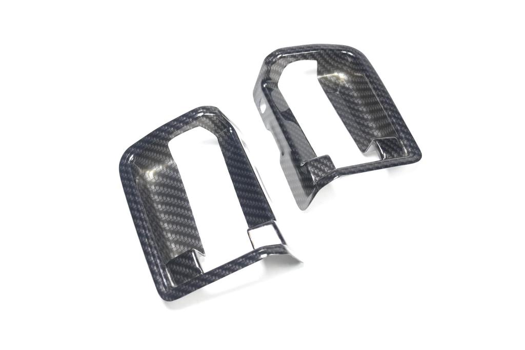 SecondStage T738DCB Toyota Noah/Voxy 90 Series Rear Door Bezel Panel Digital Carbon Style