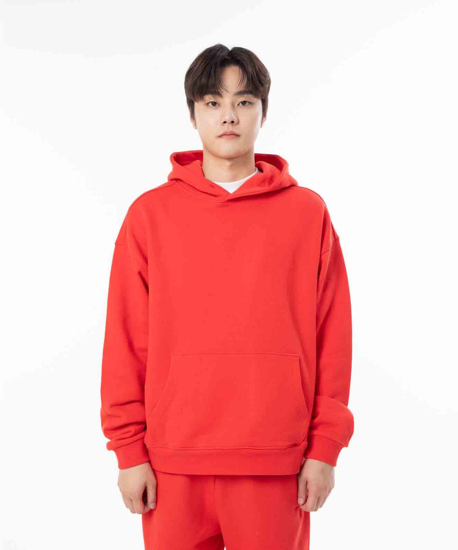 Aidan M Essential Sweat Hoodie (Red) Red/Xl