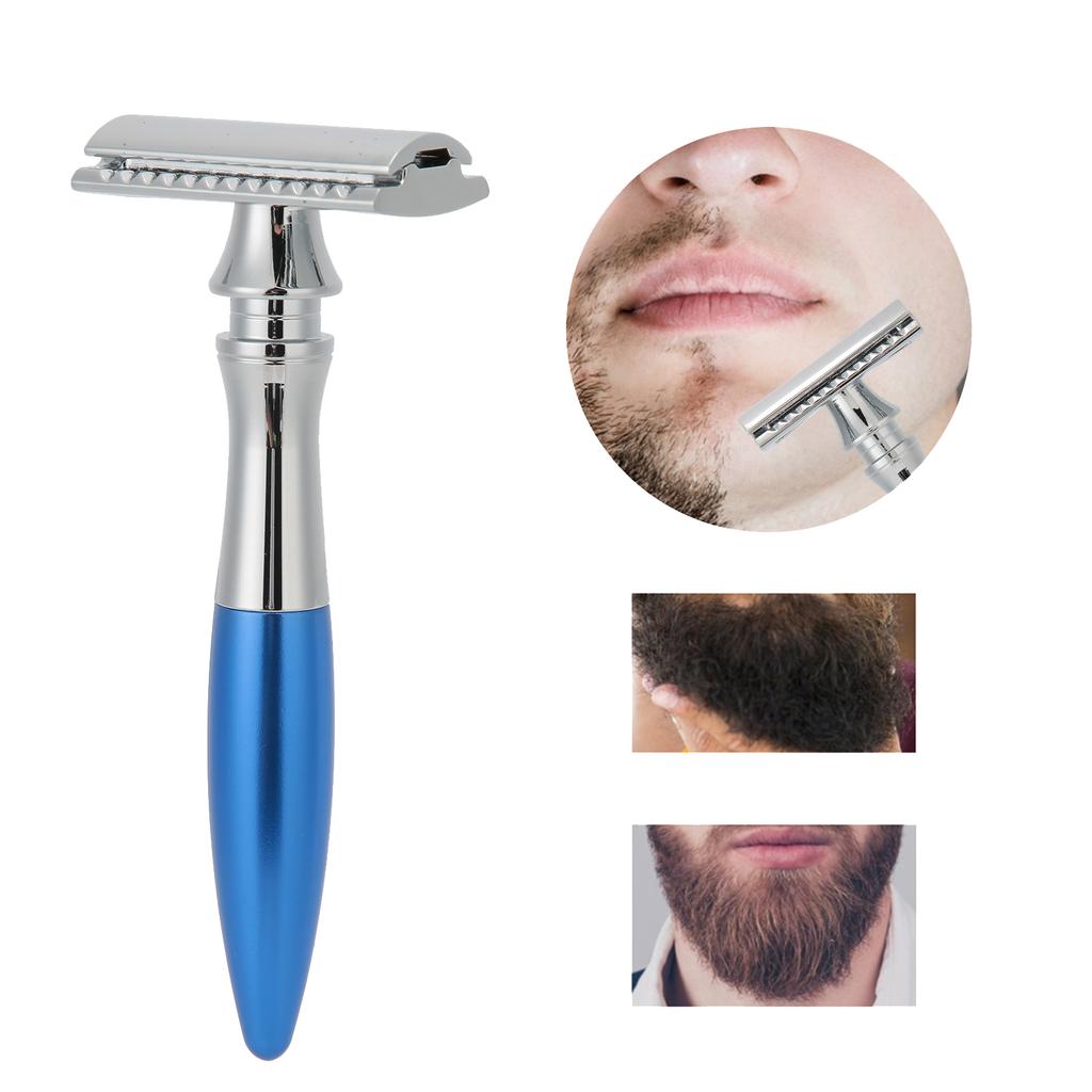 Shaving   Double   Blade Retro     Stainless Steel Men Manual
