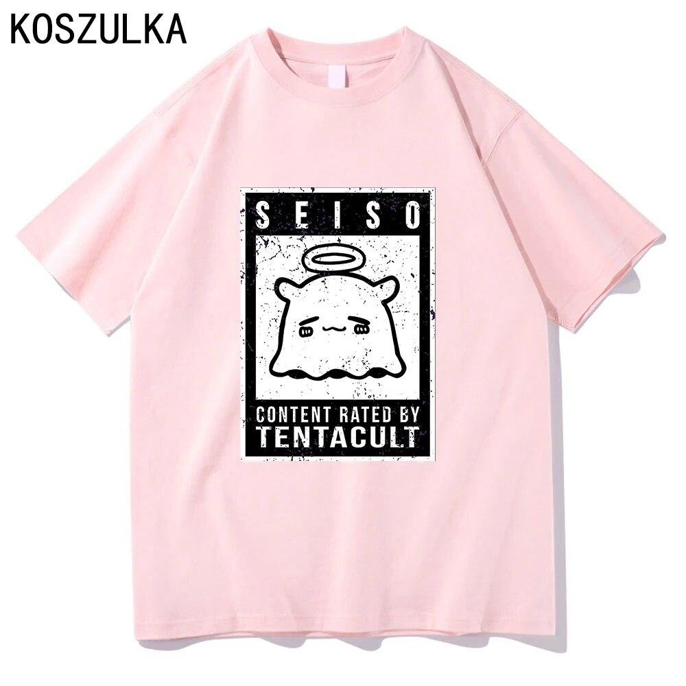 Hololive Takodachi T-shirt High Quality Cotton Tee Shirt Summer T Shirts Graphic Sudaderas Tako Unisex/women Hip Hop Sweatshirts Unisex