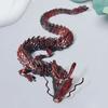 Chinese Dragon Statue 3D Printed Dragon Figurine with Movable Joints Articulated Dragon Sculpture