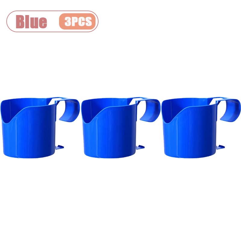 1-10PCS Portable Stable Poolside Cup Holder for Water Bottles Outdoor Swimming Pool Side Table Easy Carry Summer Accessory