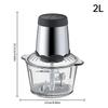 Dual Speed Food Processor 300W Electric Meat Grinder 4 Bi Level Blades Vegetable Chopper Detachable Dishwasher Safe