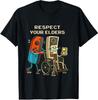 Respect Your Elders Gaming Control Retro Funny Gamer T-Shirt