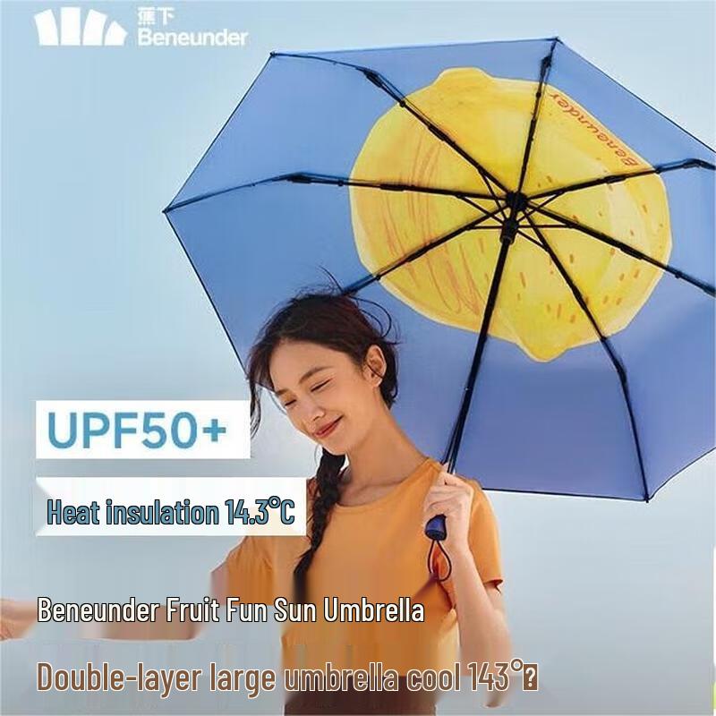Beneunder Triple-Fold UV Protection Umbrella