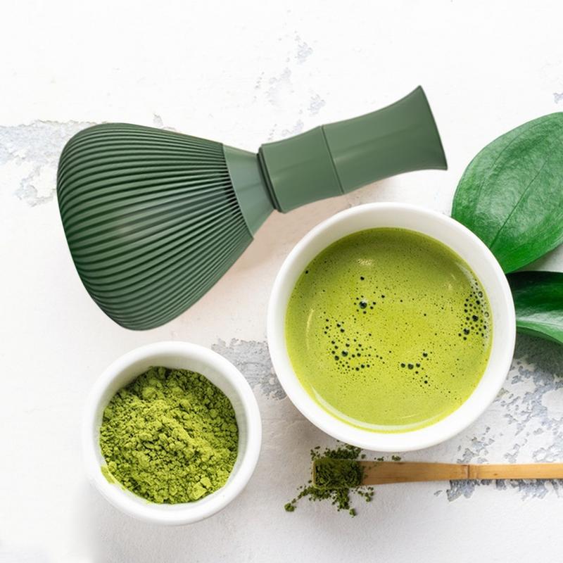 Reusable Matcha Whisk Green Tea Powder Brush Grinder with Removable Head Matcha Tea Chasen Mixer Stirrer Matcha Tools