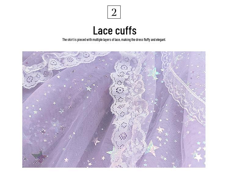 Girls' Lolita Tulle Cake Dress - Autumn/Spring Fashion for Little Girls