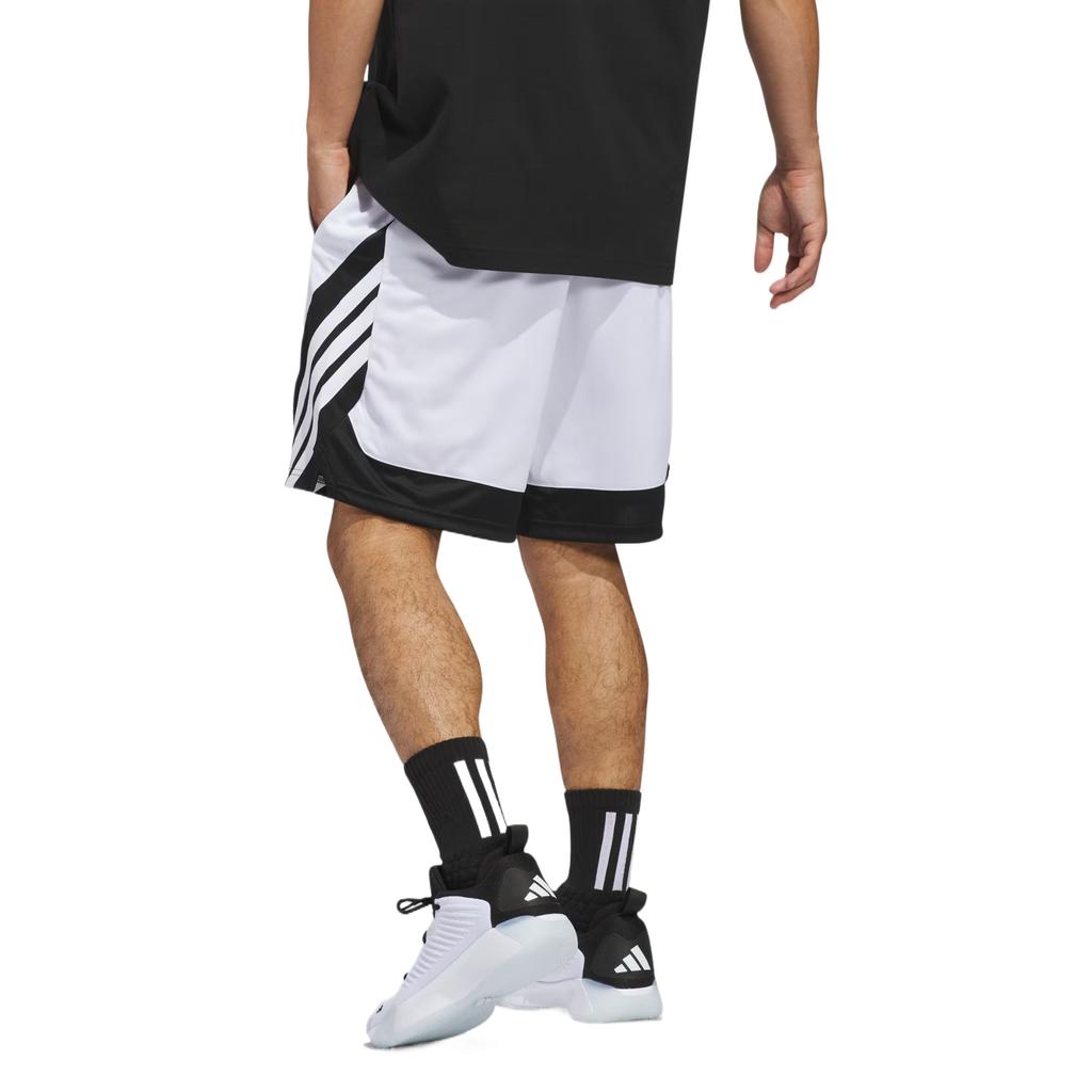 Adidas Basketball Shorts Men's White/Black Moderate KC7388