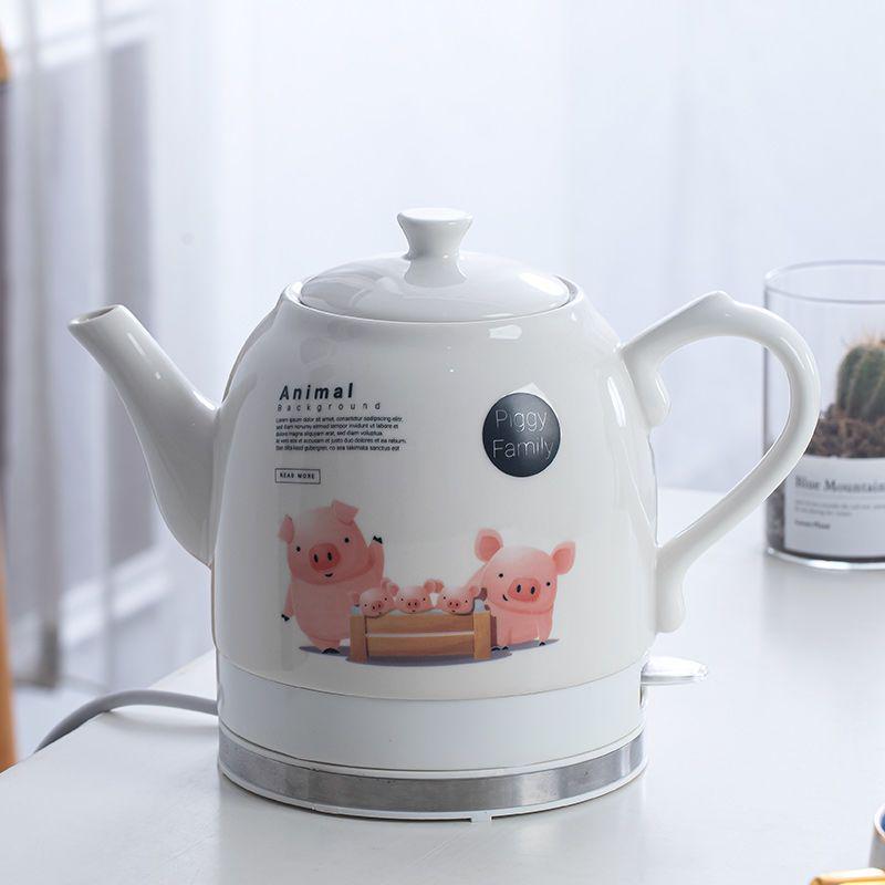 Ceramic Electric Kettle with Auto Power-Off, Large Capacity for Brewing Tea At Home