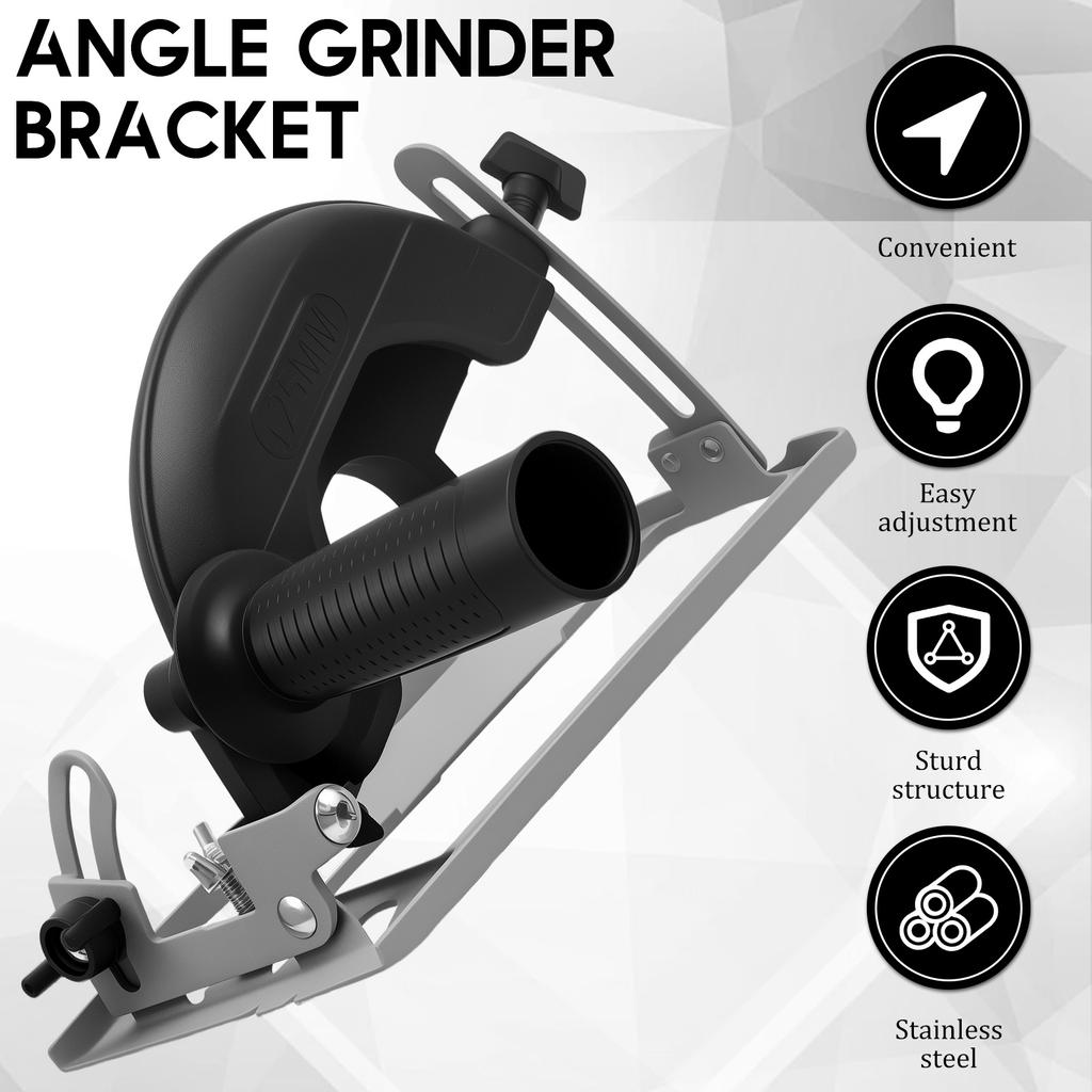 Angle Grinder Holder 45° Adjustable Cutting Machine Slotting Base 0-40mm Cutting Depth Angle Grinder Bracket Precision Angle