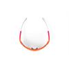 Rudy Project CUTLINE Sport Sonnenbrille Mandarin Fade Korallenfarbener Rahmen mit roten Gläsern und Stoßfänger, Multi-Laser Weiß, SP633846-0011