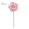 Ceramic Flower with Stem Realistic Handcrafted Artificial Home Colorful Blossom Decoration Office Living Room Vase Fake Simulation Decor