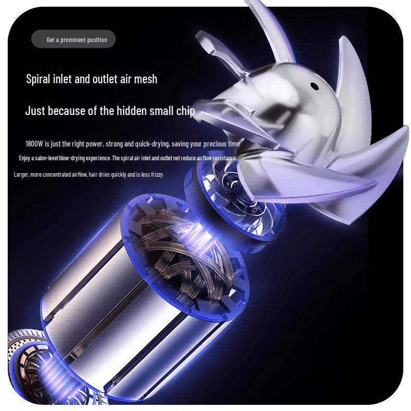 CONFU High-Power Negative Ion Hair Dryer CN Plug (adapter Included)