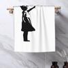 Ethereum X Banksy Balloon Girl Soft Face Towel Quick Dry Pool Bath Cotton Towels Breathable