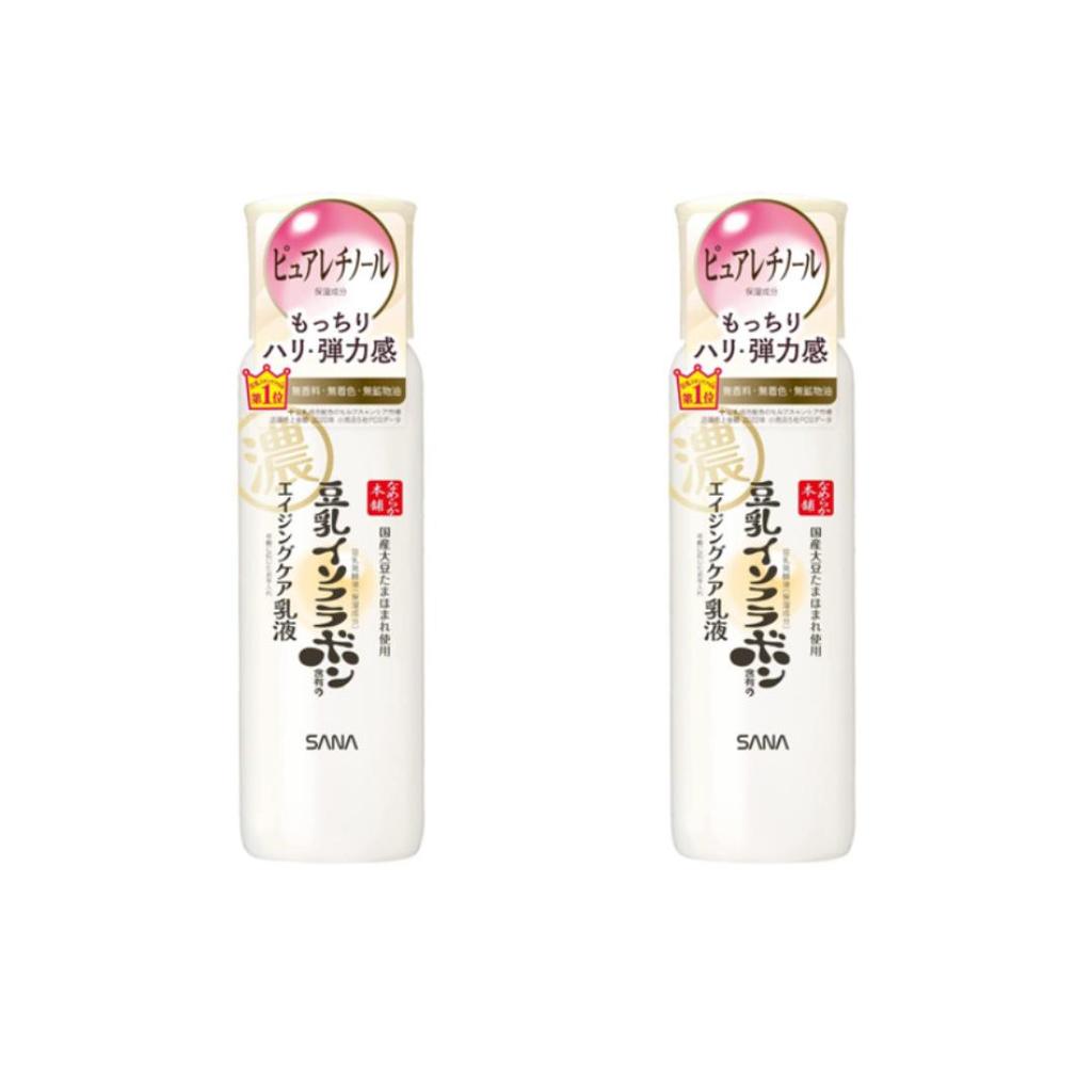 SANA Namerakahonpo Sojamilch Isoflavon Anti-Aging Falten Haut N 200ml, Emulsion N 150ml, Augencreme N 20g, Gelcreme N 100g (12 Optionen)