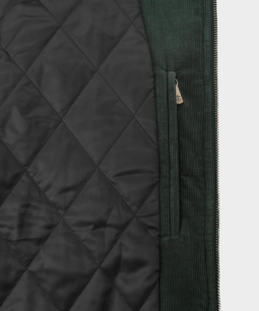 Brooks Brothers Corduroy Varsity Jumper (Dark Green) (Bbotmbf305)