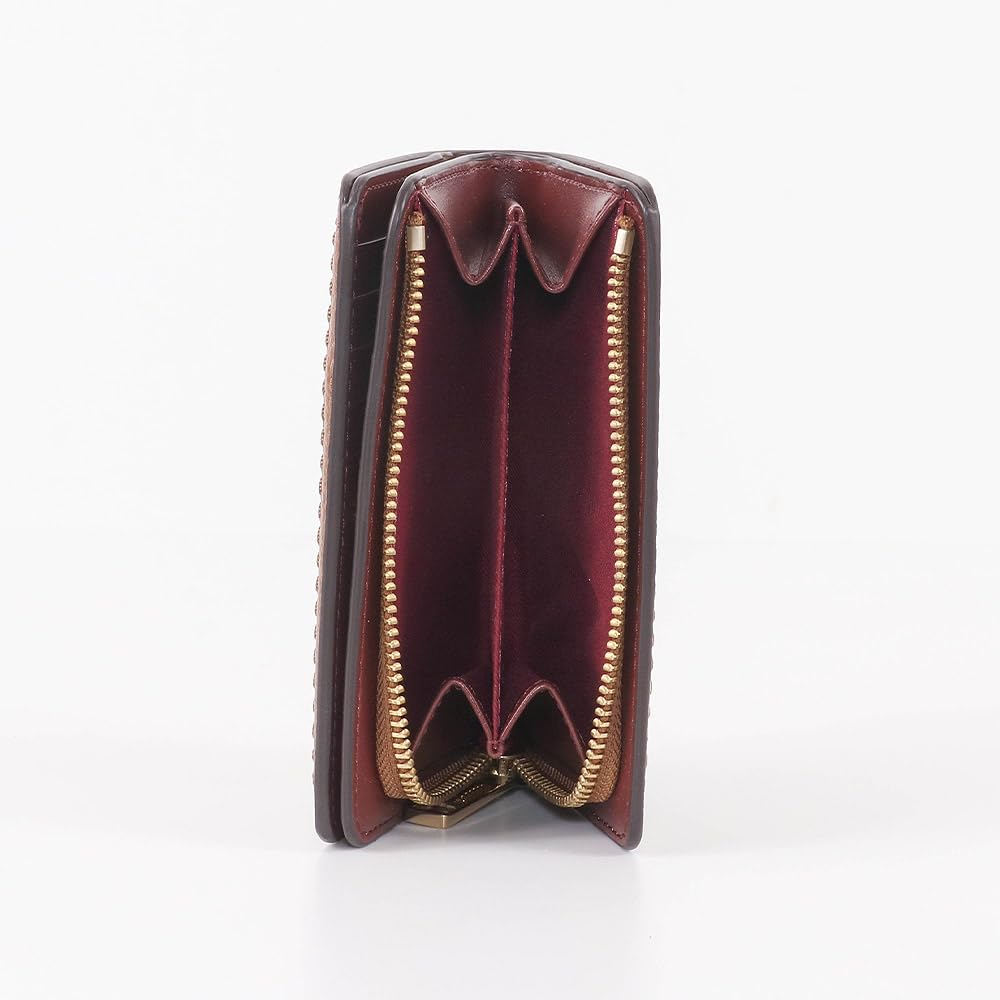 Marc Jacobs Wallet S104L01SP21 214 Mini Cognac Bi-fold Wallet, Outlet, Women's, [Used]