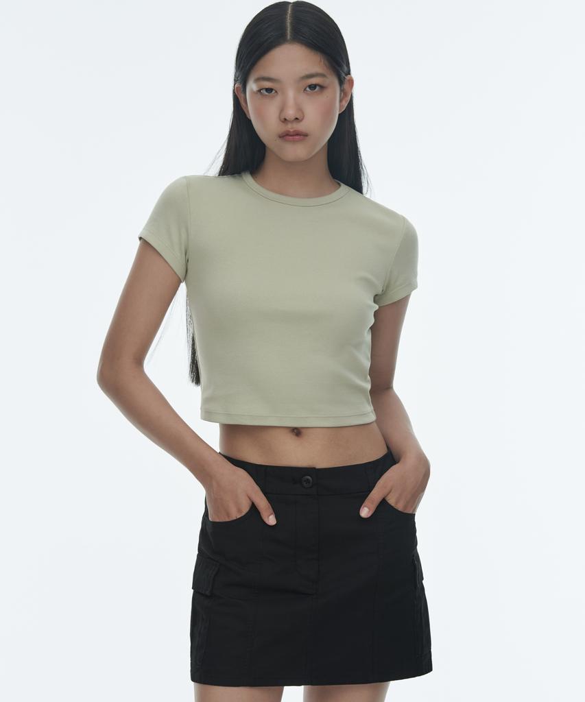 Musinsa Standard Woman Women'S Cargo Mini Skirt [Black]
