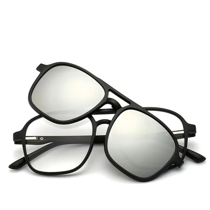 

2333 Magnet Clip Big Double Beam Myopia Sun Glasses Prescription 0 -0.5 -0.75 -1.0 -2.0 -3.0 -4.0 -5.0 To -6.0 0