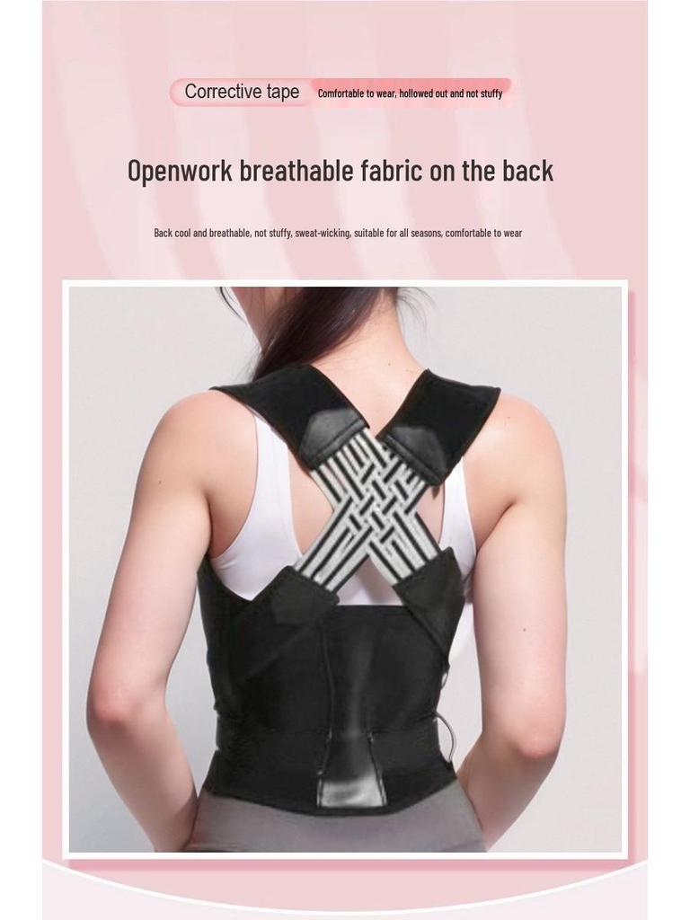 Posture Corrector Strap for Adults & Students – Unisex, Invisible Back Support.