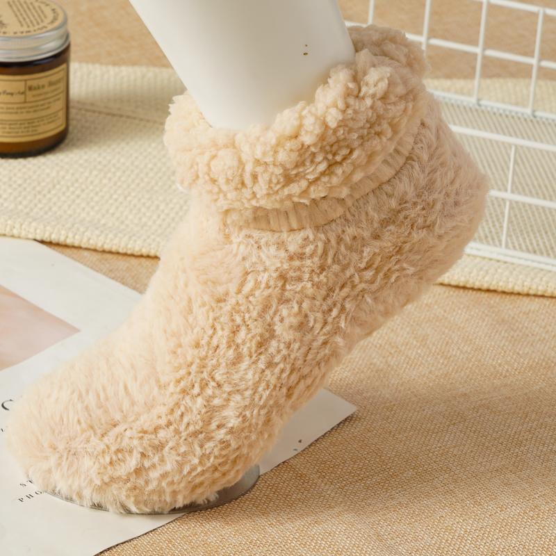 Winter Cozy Fluffy Plush Socks Thickened Warm Comfortable Thermal Home Sleeping Socks