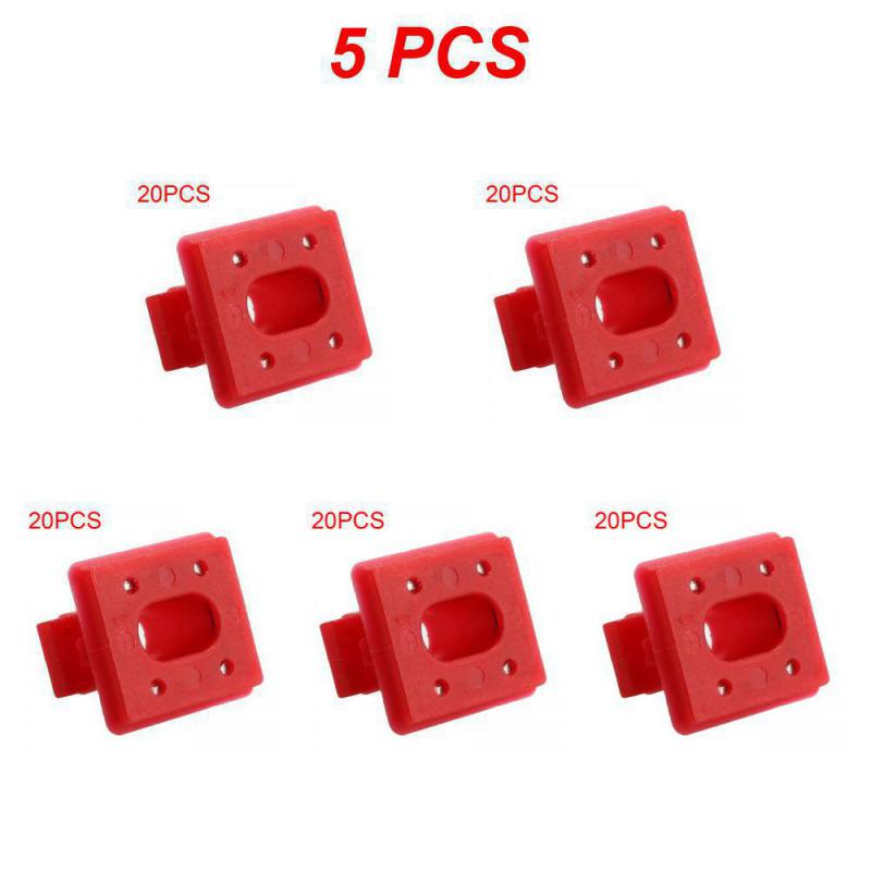 1~10PCS Red Insert Grommets Durable For E46/e65/e66/e83n Car Accessories Panel Fixing Buckles Practical Car Fasten Clips