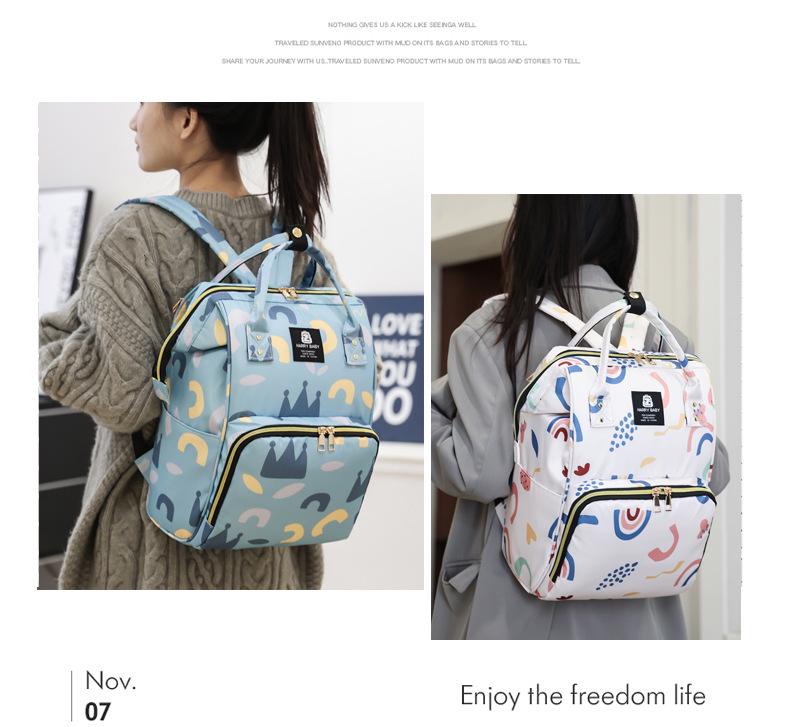 New Multifunctional Mummy Bag: Stylish and Portable Mother and Baby Backpack